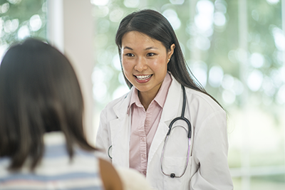 nurse and patient interaction