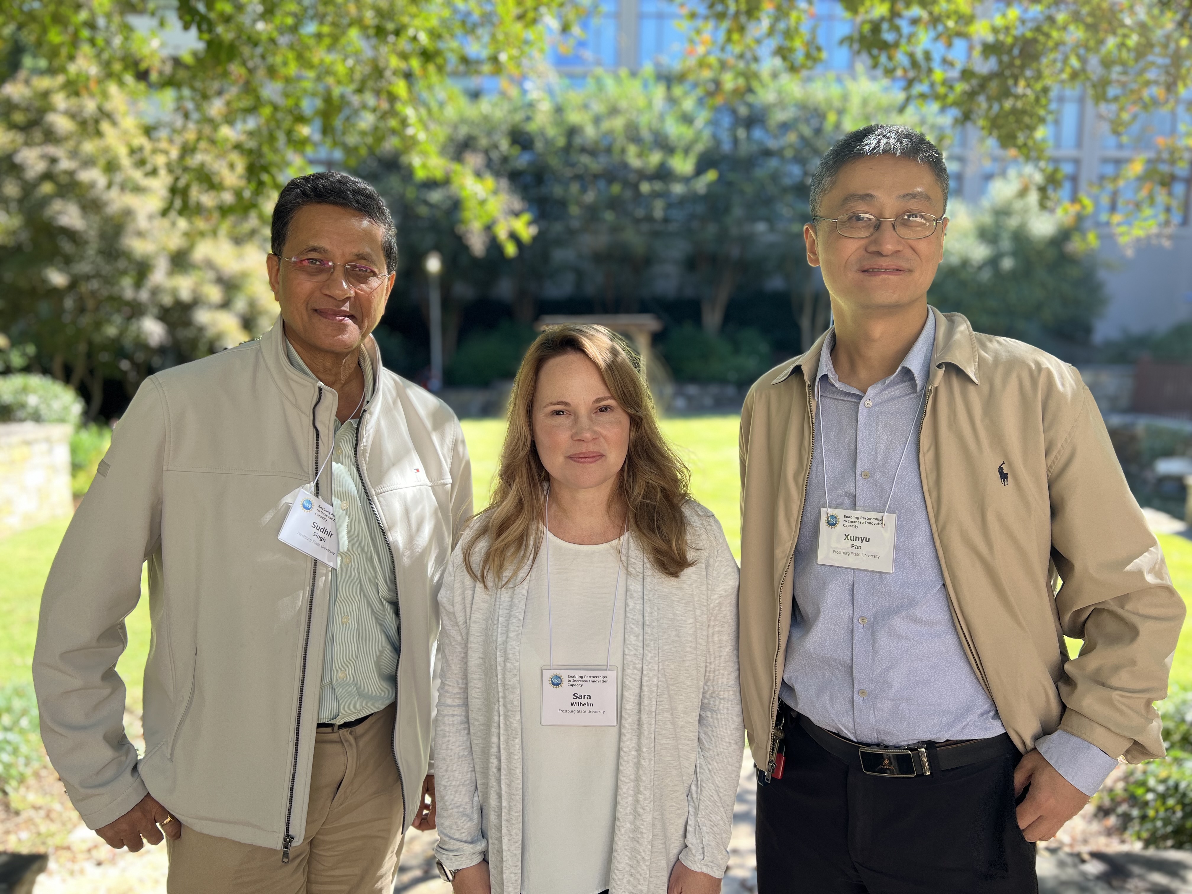 sudhir singh, sara wilhelm, dr. pan