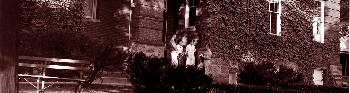 Vintage photo of Old Main