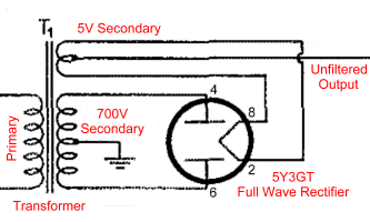 6CL6 Rectifier Circuit