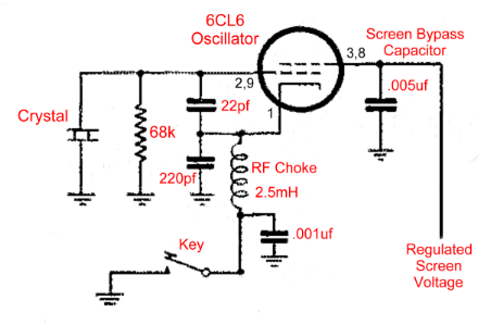 Triode Oscillator - Grounded Plate