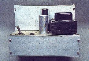 Straight on rear view - original condition