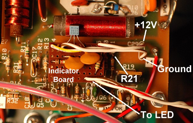 QSK Indicator Circuit Mounting