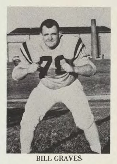 Bill Graves as a student and football player at FSU