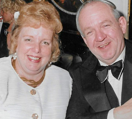 Graves and wife