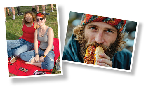 Students enjoying Move-In Weekend