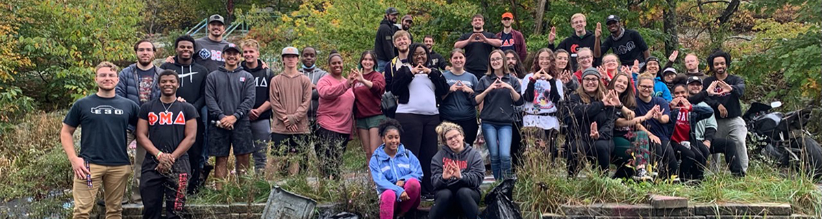 Helping with City cleanup