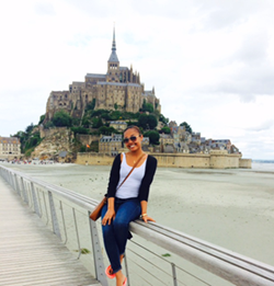 Shantia at Mont St. Michel